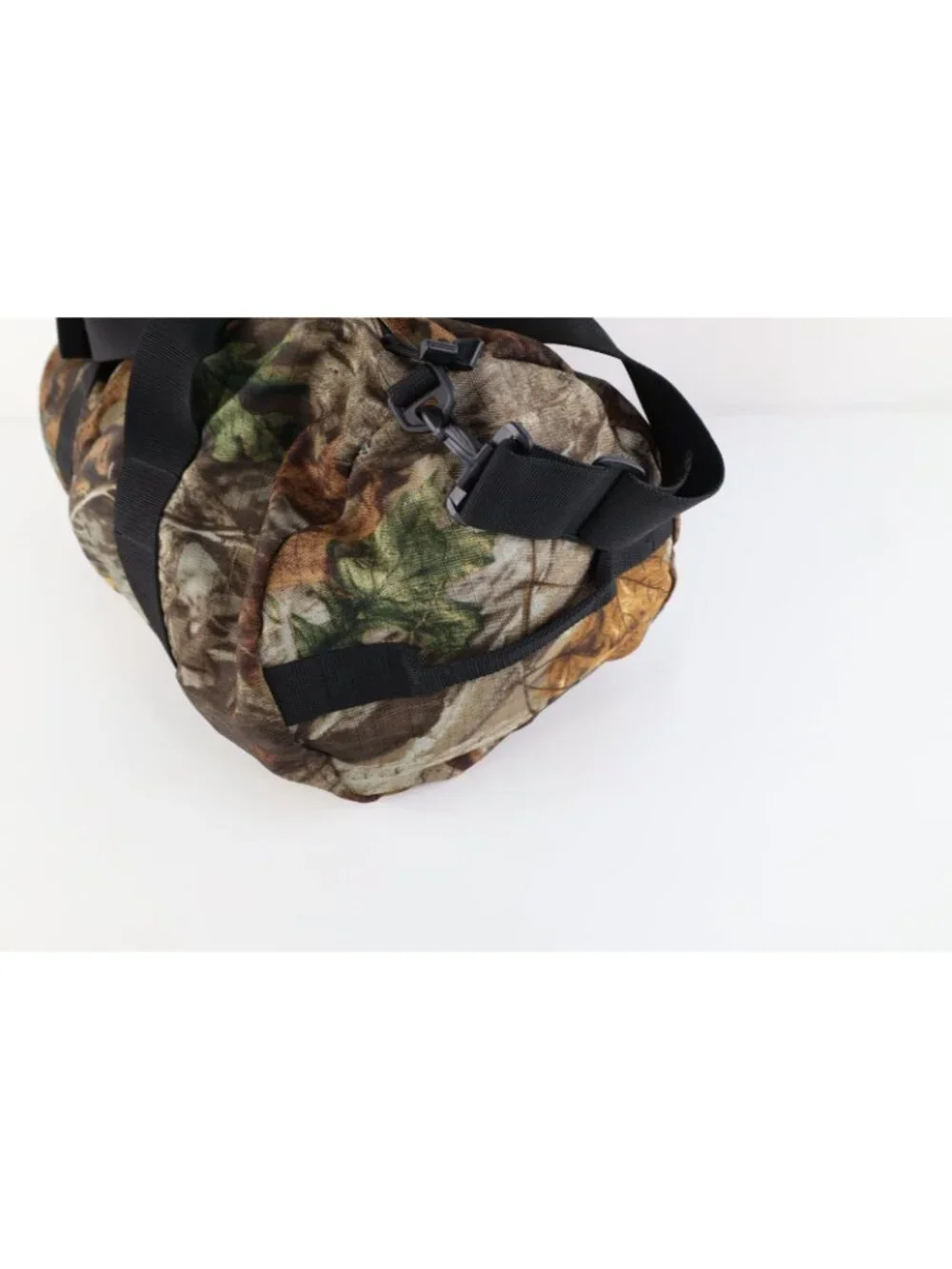 Vtg 90s Y2K Cabelas Ripstop Camouflage Handled Duffel Bag Carry On Ammo Bag